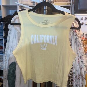Yellow tank top